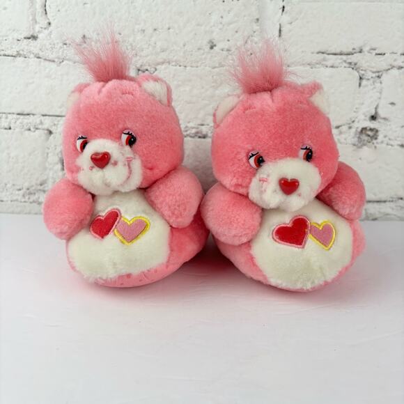Vintage Other - Vintage Care Bear Love A Lot Kid Slippers L